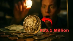 This Rare Buffalo Nickel Valued at $15.1 Million, Still in Circulation