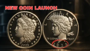 US Mint Launches 2025 Proof Morgan & Peace Dollars – Sales Begin at 268,624 Copies!